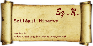 Szilágyi Minerva névjegykártya